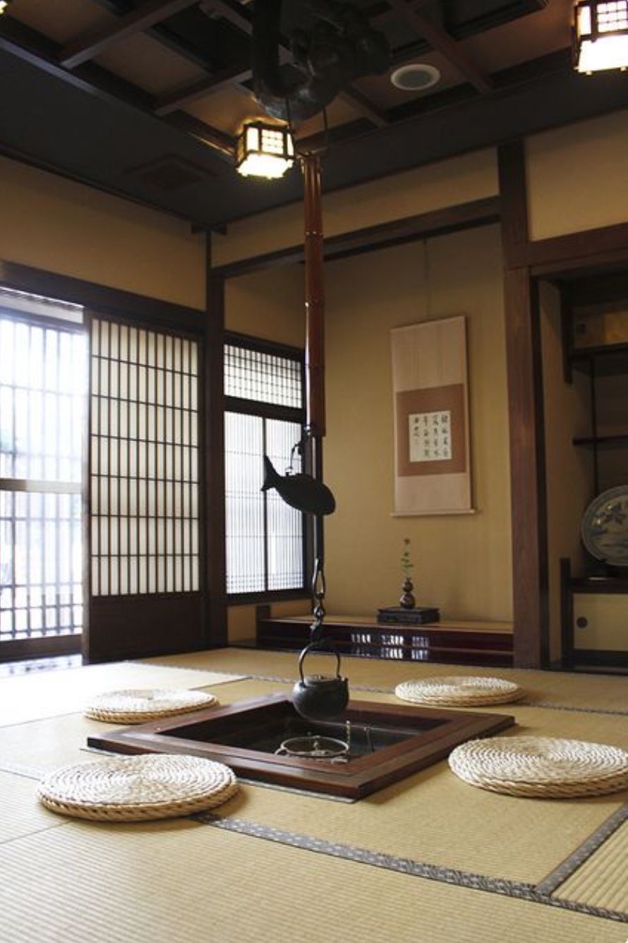 نمونه ای از طراحی داخلی به سبک سنتی ژاپن