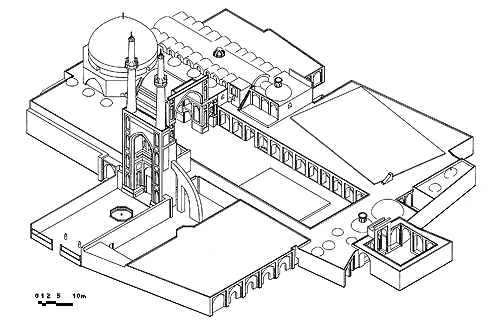 تصویر سه بعدی مسجد جامع یزد
