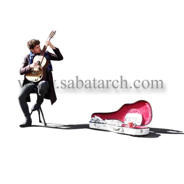 تصویر PNG نوازنده