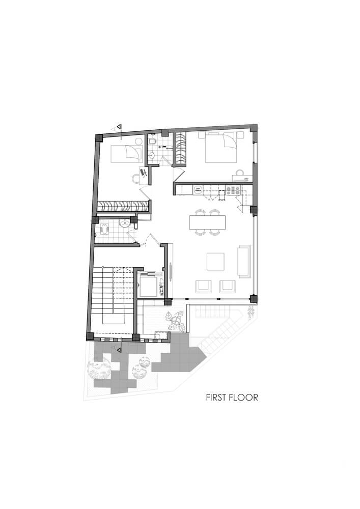 پلان طبقه اول