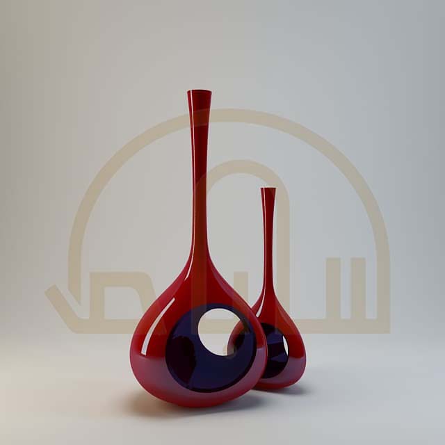 نمونه مدلهای سه بعدی کوزه و سفال