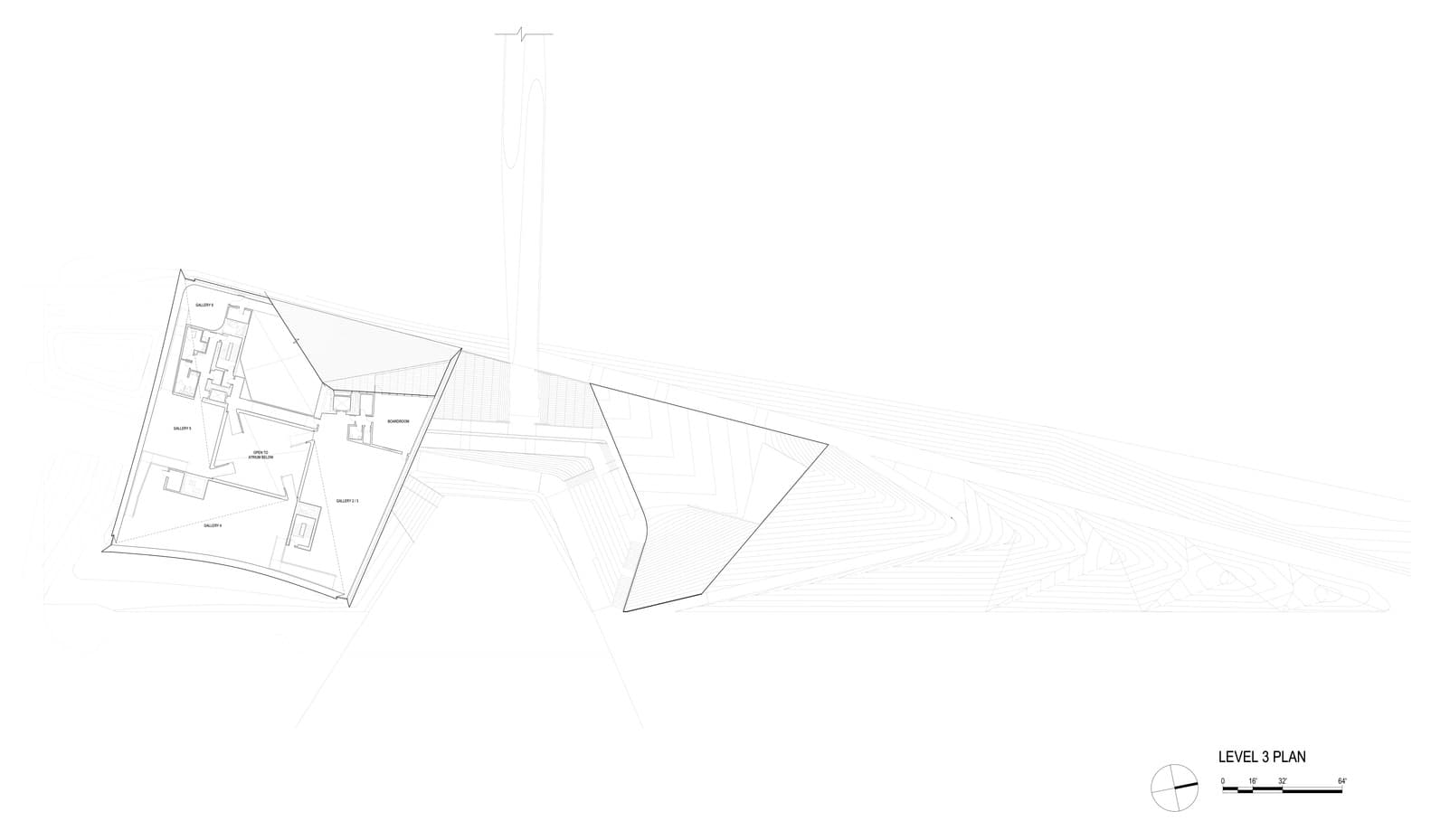 پلان طبقه دوم ( سومین طبقه)