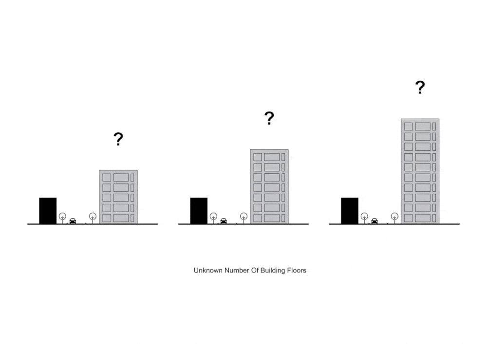 روند طراحی ساختمان اداری ویرا در شب
