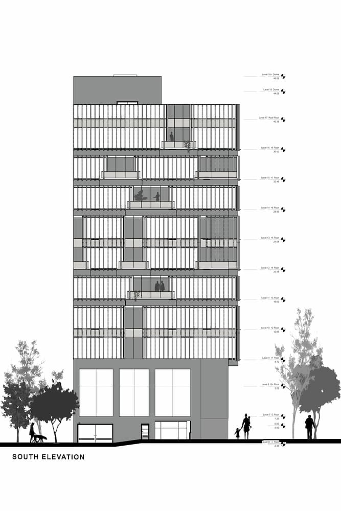 نمای جنوبی ساختمان اداری ویرا